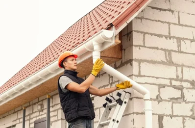 Pose et remplacement de gouttières à Vred